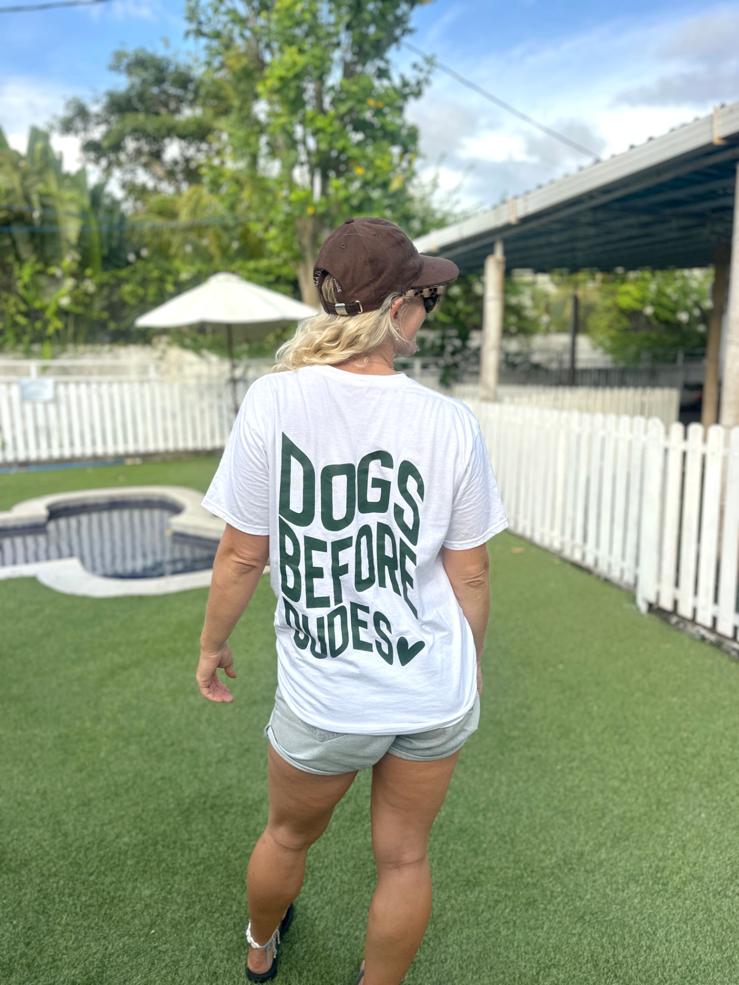 Dogs before dudes t-shirt